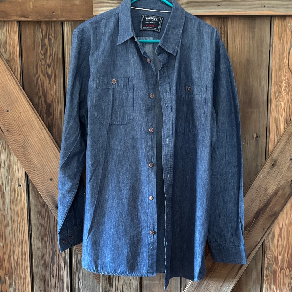 Denim Button Down Shirt